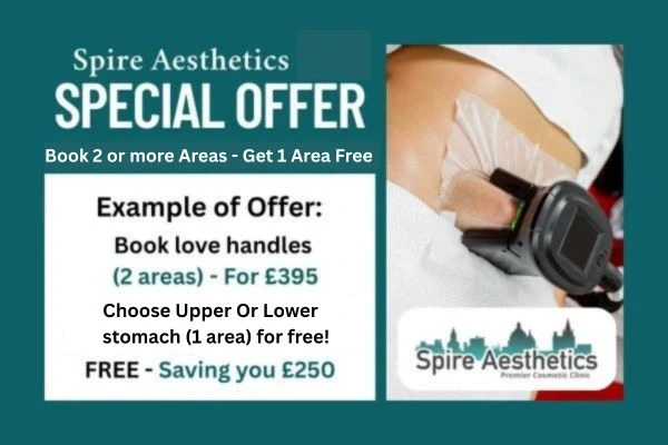 Fat Freezing Promotion Stoke on Trent from Spire Aesthetics - Book Today!