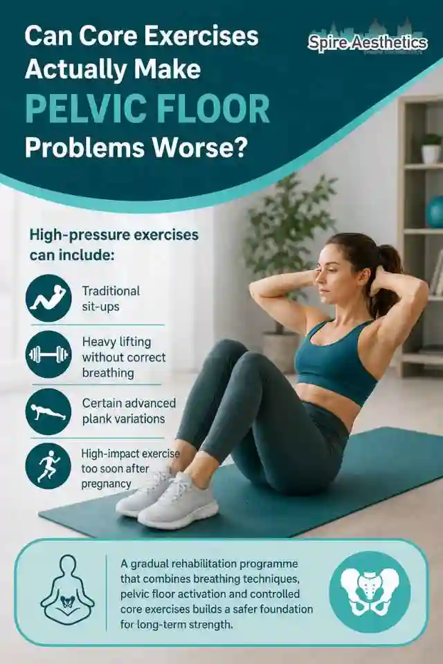 Can Strengthening Your Core Alone Actually Make Pelvic Floor Problems Worse Stoke on Trent?